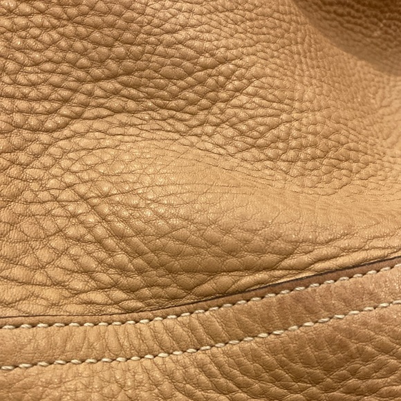 Coach Tan Pebbled Leather Hobo Shoulder Bag - Picture 11 of 11